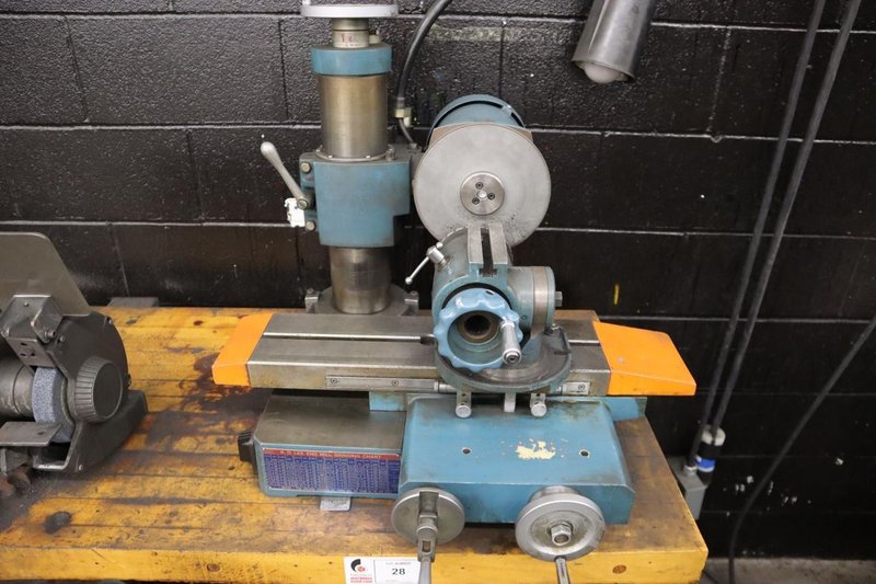 KO Lee End Mill Grinder with Attachments, Craftsman Double End Bench Grinder and Maple Top Work Bench- Auction Item