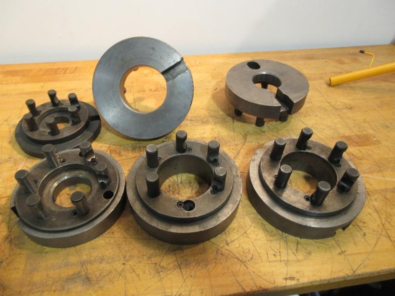 Lathe Drive Plates D1-6 (5) &amp; D1-5 (1)- Auction Item