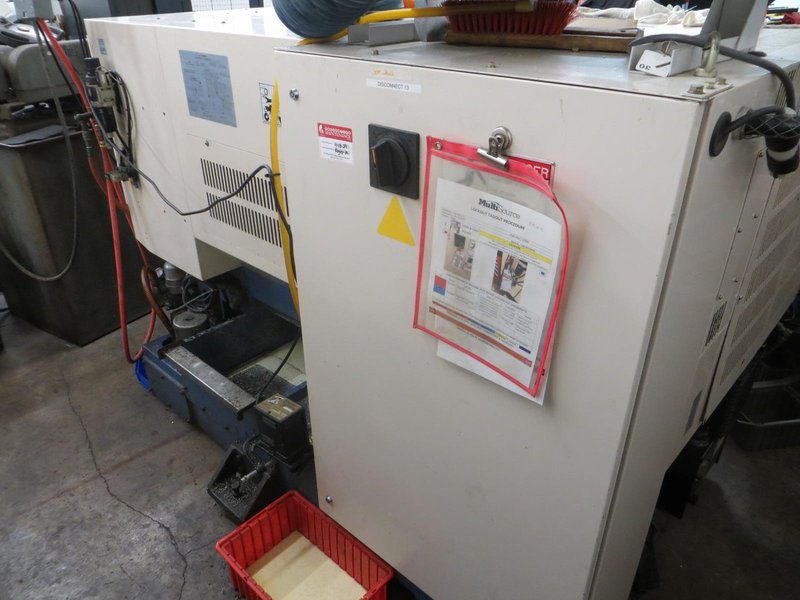 Miyano LZ-01R 2-Axis CNC Chucker Lathe, Fanuc 21i-T Control, Collet Chuck, 12-Station Turret with Live Milling Capability- Auction Item