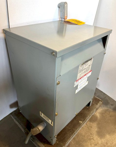 15 KVA Square D Transformer Cat. No. 15T6H, HV 480, LV 240, 3 Phase