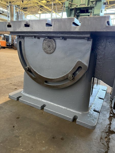40" X 40" X 16" T-SLOTTED 90 DEGREE TILTING BOX TABLE. STOCK # 0222326