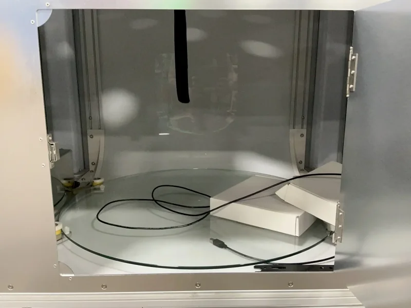 ORTERY 33 LBS ON PLATFORM / 26.5” DIAMETER X 26.5” H SOFTWARE-CONTROLLED PRODUCT PHOTOGRAPHY STUDIO  -  3D PHOTOBENCH 260