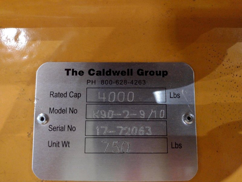 2 TON CALDWELL GANTRY CRANE: STOCK #23606