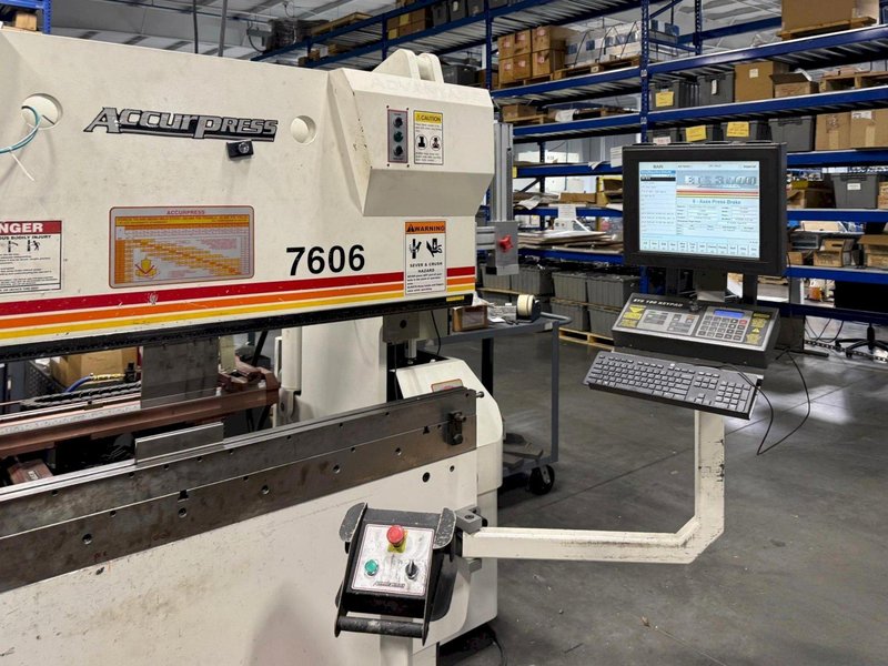 Accurpress 7606 60 Ton Press Brake