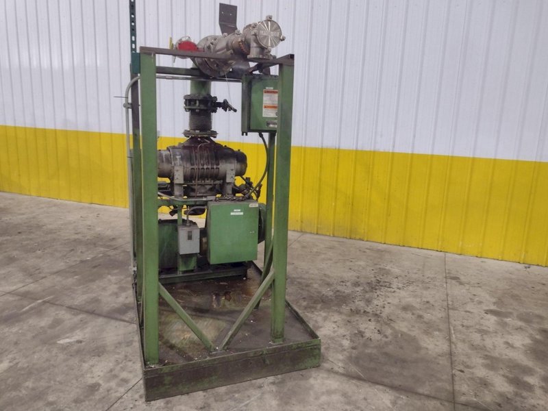 KINNEY HIGH VACUUM PUMP WITH MOTOR: YOBRO #24413