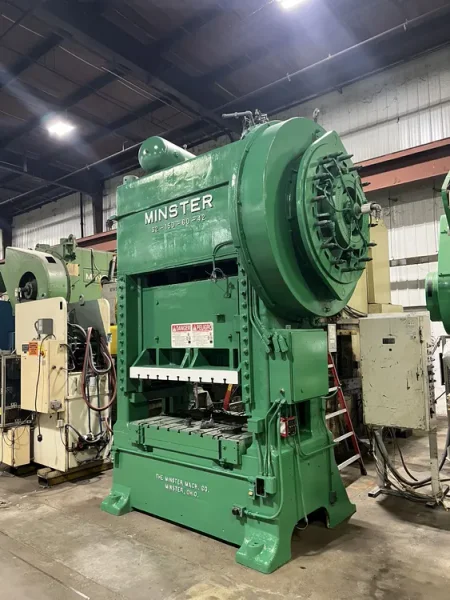 MINSTER 150 TON SSDC PRESS, S/N 6686, STOCK# 14188T