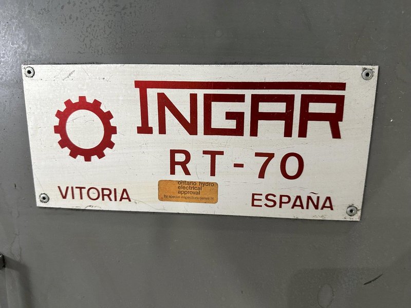 6" x 12" INGAR MODEL #RT-70 HORIZONTAL SURFACE GRINDER: STOCK #20257