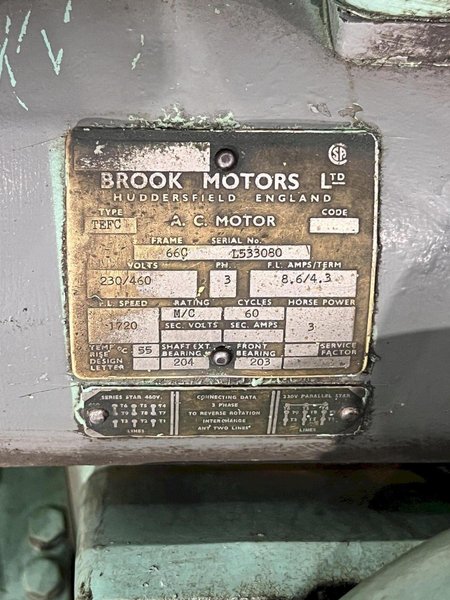 24" TO 66" x 15 HP GIDDINGS &amp; LEWIS SELF CENTERING &amp; FACING MACHINE: STOCK #12230