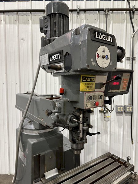 2 HP LAGUN RAM TYPE VERTICAL MILL: STOCK #77614