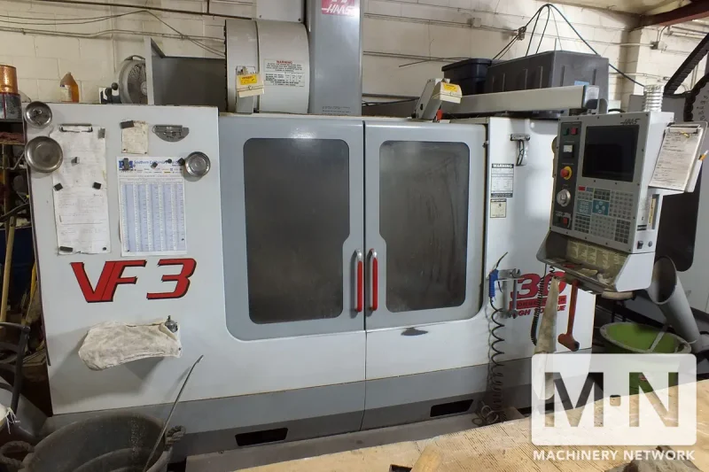 HAAS VF-3B CNC Vertical Machining Center, 2001 - Wired for 4th Axis