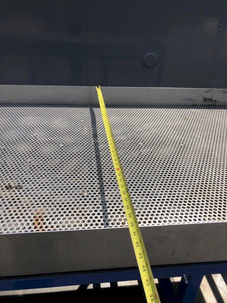 40&quot; X 100&quot; X 25 GALLON WASH TABLE WITH SMARTWASHER MODEL 25-2 HEATED POWER PUMP: STOCK 16462