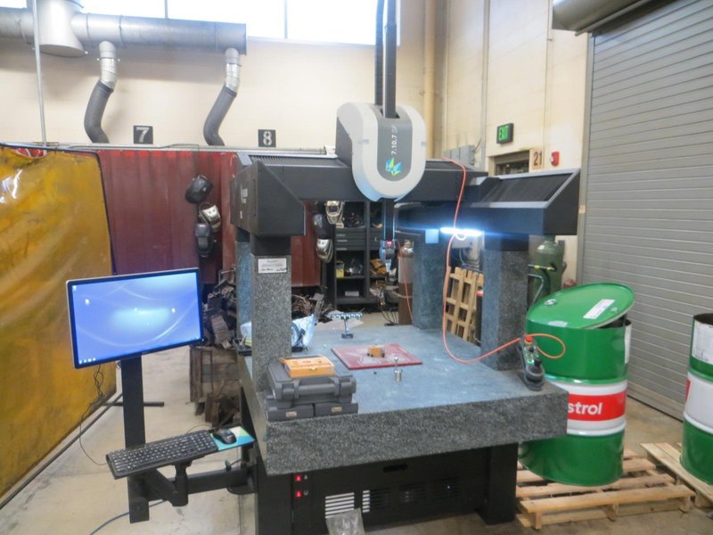 Hexagon 7.10.7 SF Coordinate Measuring Machine with TesaStar-111 Probe Head, 6-Position Styli Rack with assort Styli, Grid Plate and MORE! - Auction Item