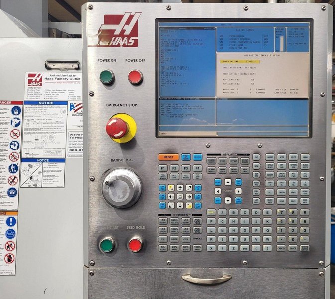 Haas VF-6/50 CNC Vertical Machining Center – 4th Axis Ready 50 Taper Mill