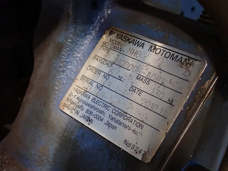 MOTOMAN / YASKAWA ELECTRIC 2.0KVA ROBOT  -  MH6