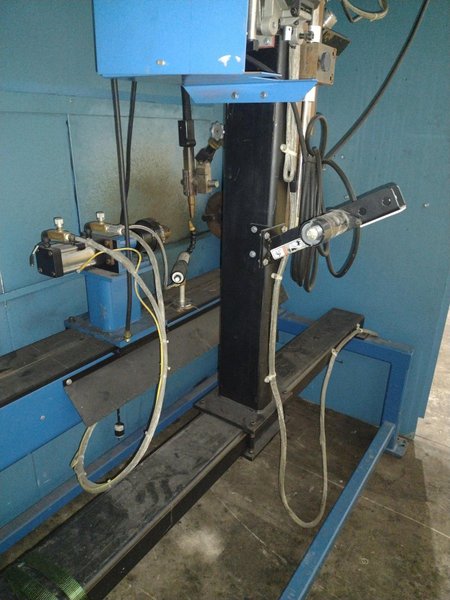 12" ITW WELDING AUTOMATION LATHE, WITH MILLER WELD CONTROLLER &amp; MILLER XMT 304 SERIES ARC WELDER: YOBRO #24402