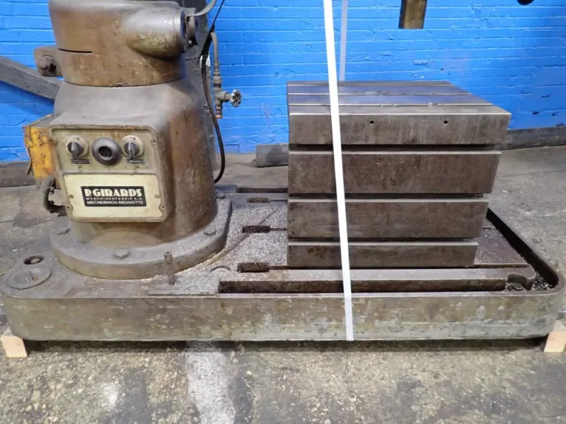 P. GIRARD 11" X 4' RADIAL DRILL PRESS