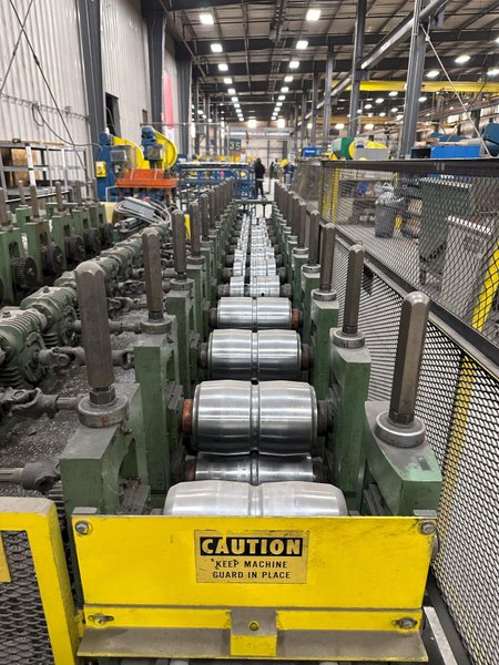 10 &amp; 12 STAND X 2" BRADBURY SIDE BY SIDE U JOINT DRIVE ROLLFORMER: YOBRO #24947