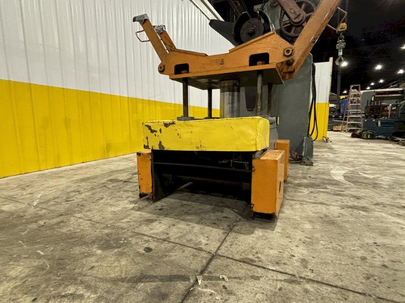 30,000 LB X 60&quot; SESCO MODEL #55-523 MOTORIZED COIL REEL UNCOILER W/ COIL CAR: STOCK #21952