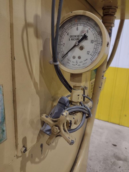 8 TON GREENERD MODEL #HC-8-3 C FRAME HYDRAULIC PRESS 12&quot; STROKE: STOCK #21760