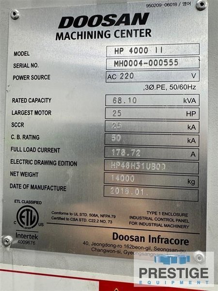 Machining Centers Horizontal CNC