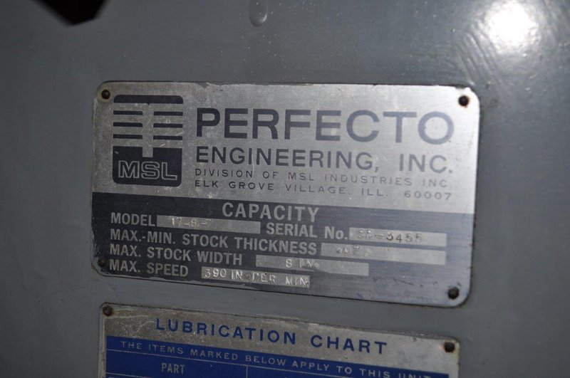 8" x .075" Perfecto Motorized Straightener