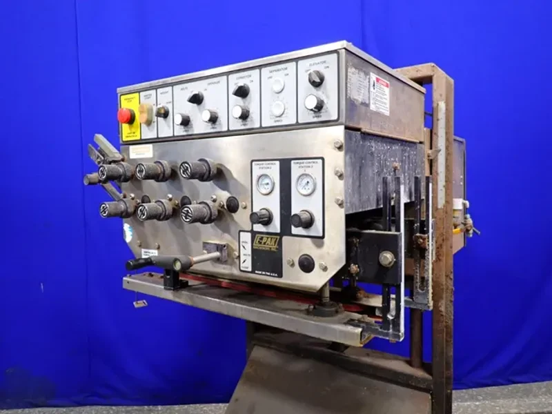 E-pak Machinery  3 Spindle Capper
