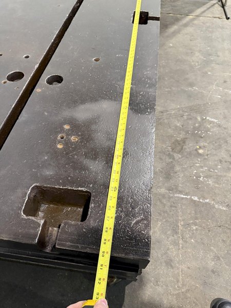60" X 90" X 14" T-SLOTTED FLOOR PLATE. STOCK # 0632221