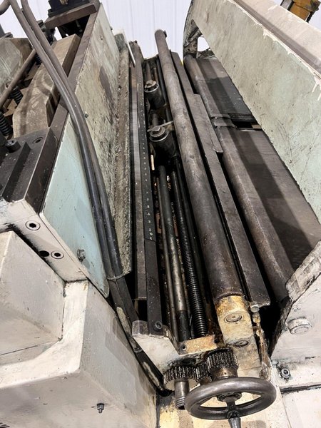 20,000 LBS X 54&quot; X .125&quot; CWP COIL SERVO FEED LINE, REEL, STRAIGHTENER, FEEDER, THREADING TABLE: STOCK #21083