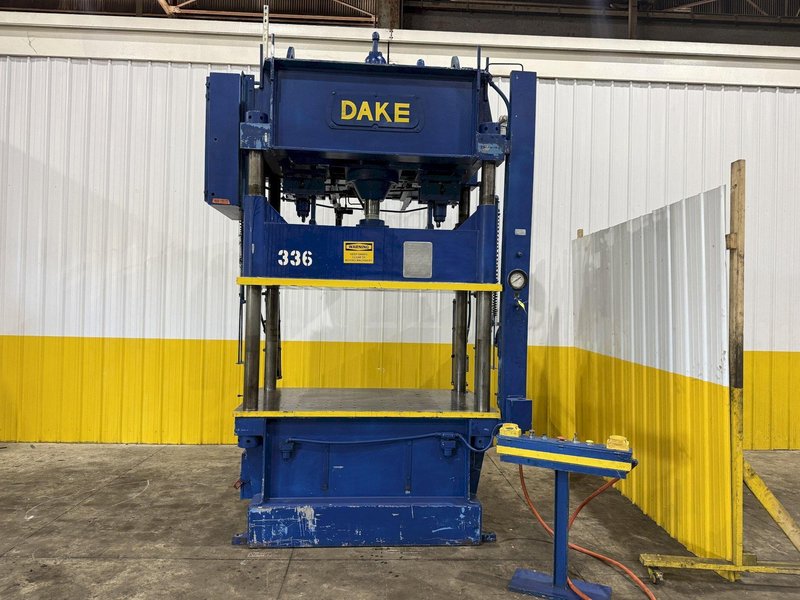 75 TON DAKE MODEL #18-558 HYDRAULIC 4-POST PRESS,  23&quot; STROKE: YOBRO #24094