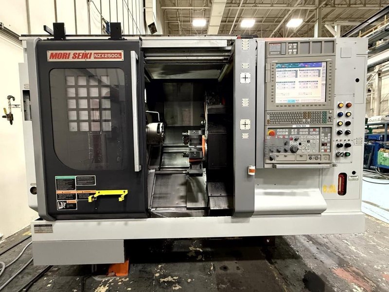 Mori Seiki NZX2500/600L Twin Turret CNC Lathe, 2012 – Chip Conveyor, Tooling