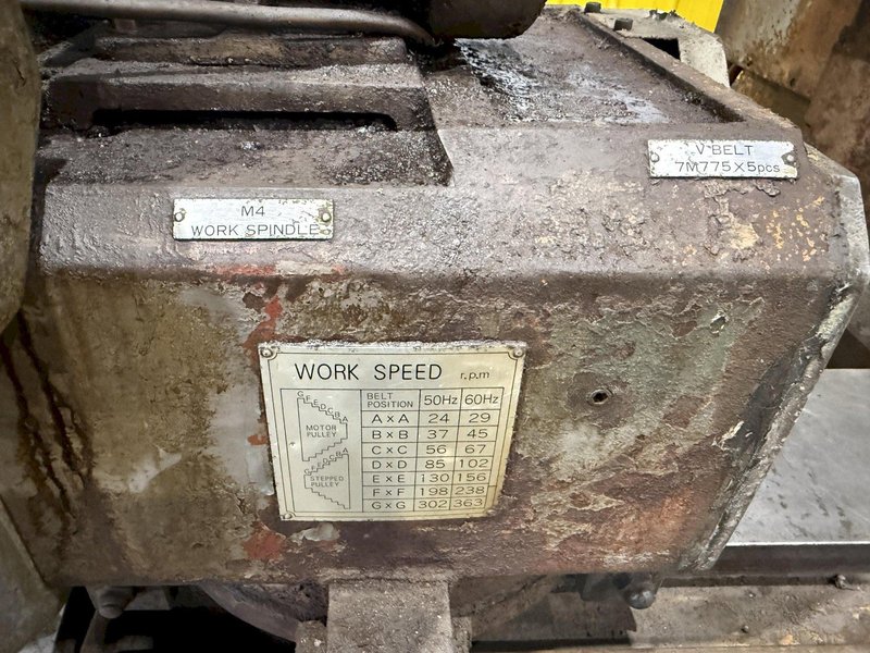 12" X 40" SHIGIYA OKAMOTO MODEL #GUA-30-100 OD HYDRAULIC CYLINDRICAL GRINDER: YOBRO #25235