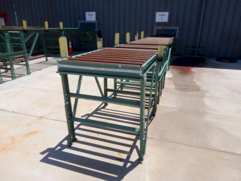 165 FT X 36&quot; WIDE ROACH ADJUSTABLE HEIGHT ROLLER CONVEYOR: STOCK #23354