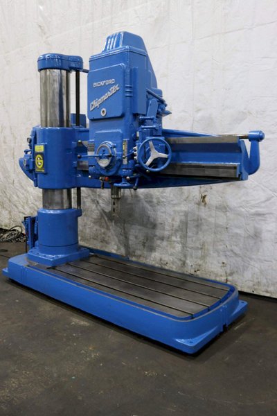 6&#039; X 15&#039; GIDDINGS &amp; LEWIS RADIAL ARM DRILL: STOCK #67605