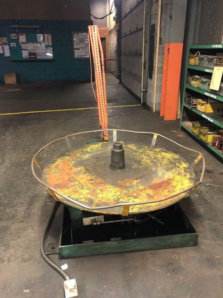 52&quot; HORIZONTAL PALLET TYPE UNCOILER TABLE: STOCK #10474