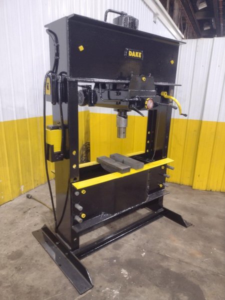150 TON DAKE MODEL #5-150 H-FRAME HYDRAULIC PRESS: YOBRO #24689