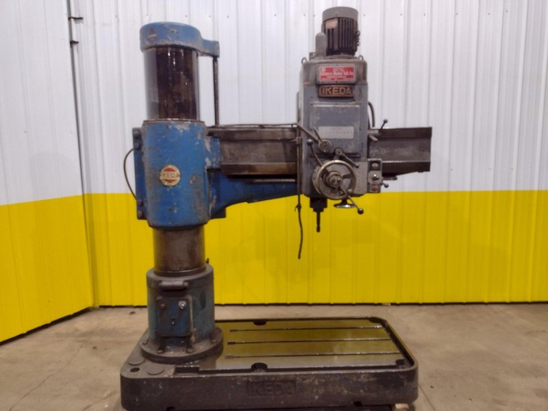 4&#039; x 13&quot; IKEDA MODEL #RM-1175 RADIAL ARM DRILL: STOCK #19134
