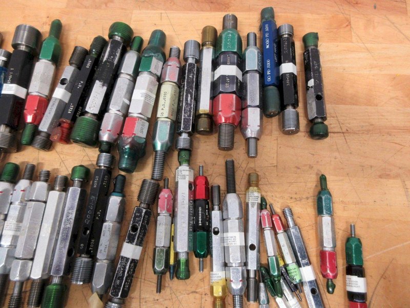 Threaded ID Go/No-Go Gauges, Standard SAE Sizes from 2/56 - 1-1/8"- Auction Item