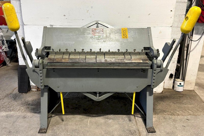 4&#039; x 12 Ga. Dreis &amp; Krump Box &amp; Pan Brake, BPO412-6, Complete Set Of Fingers