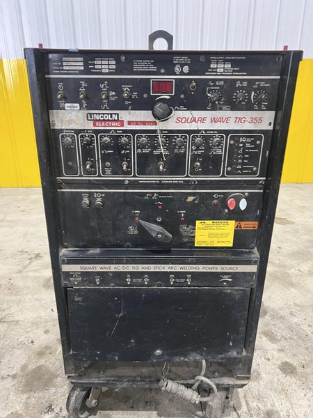 LINCOLN SQUARE WAVE MODEL #TIG-355 WELDER POWER SOURCE STOCK: #18910