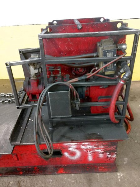 9,000 LBS THERN MODEL #943MDN PORTABLE PNEUMATIC DIE REMOVAL WINCH: STOCK #13457