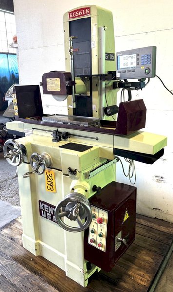6" x 18" Kent Surface Grinder KGS618, Hand, DRO, 2 HP, Coolant, Clean