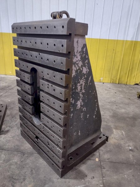 (2) 48" H X 29.5" W X 29" DEEP STEEL ANGLE PLATES: YOBRO #25794