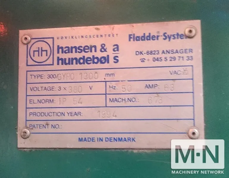 Fladder 300/GYRO 1300 Plate Grinder