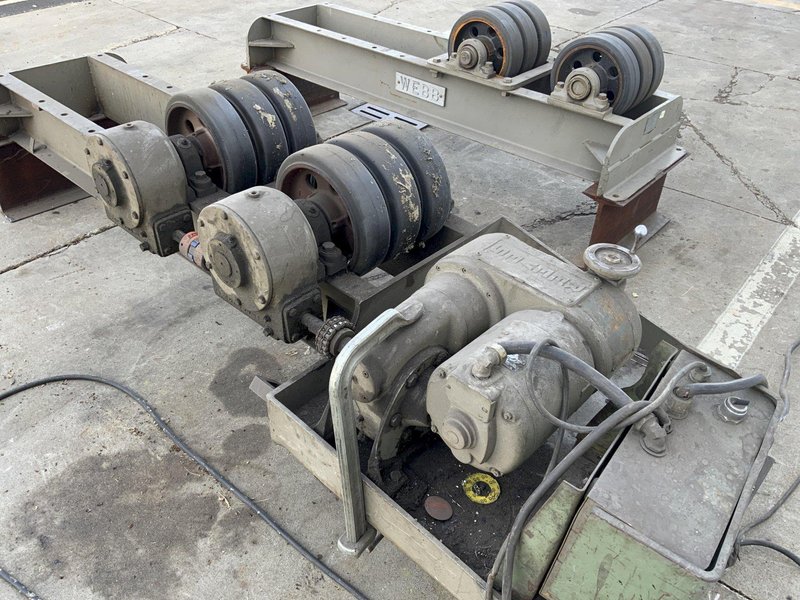 16,000 LBD WEBB MODEL #T-24 TANK TURNING ROLL SET: STOCK #80976