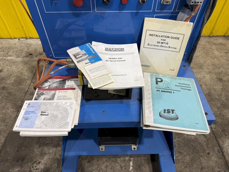 AMATROL MODEL #85-MT10 ELECTRONIC DRIVES SYSTEM TRAINING &amp; TESTING STAND: YOBRO #24915