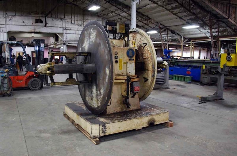 10,000 Lb. x 24″ MICHIGAN ROLL FORM Double Uncoiler