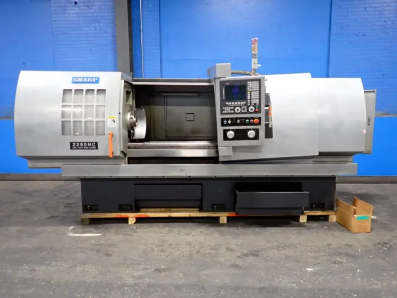 SHARP 80" X 22" CNC LATHE  -  2280NC