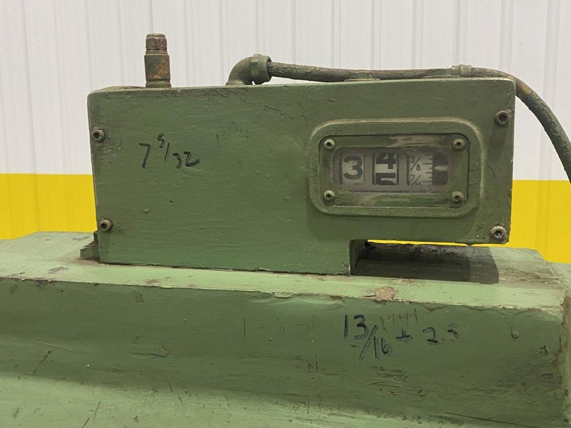 10' X 1/4" WYSONG MODEL #1025 MECHANICAL POWER SQUARING SHEAR: STOCK #20267