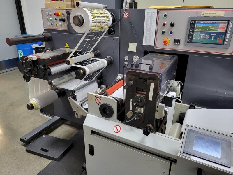 Omega Digicon S Semi-Rotary Finishing System – Flexo, Die Cut, Overlaminate, Rewind – 330mm Web