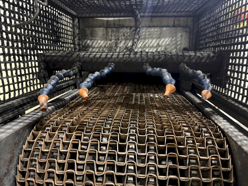 18" RANSOHOFF LEANVEYOR 3-STAGE STEEL MESH CONVEYOR PASS THROUGH PARTS WASHER, NEW 2017: YOBRO #24292